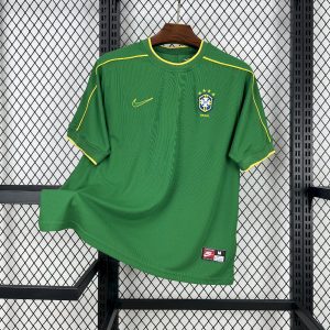 Retro Brasil 1998 Camiseta de Portero
