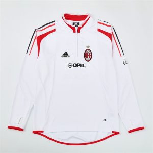 AC Milan 2004/05 1/4 Zip Sudadera Retro Style