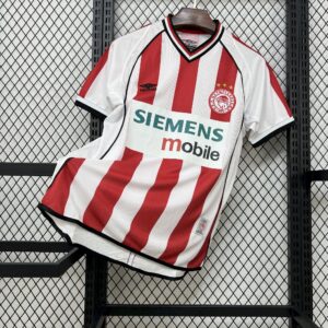 Retro Olympiacos FC 2001/02 Camiseta 1ª Equipación