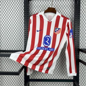 Atletico Madrid 2025/26 Camiseta 1ª Equipación · Manga Larga