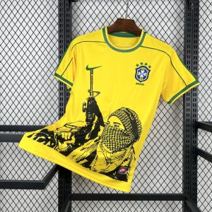 Retro Brasil x Soldier 1998 Camiseta 1ª Equipación