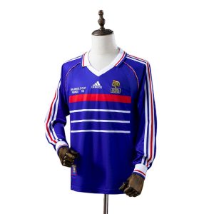 Retro Francia 1998 Camiseta 1ª Equipación · Manga Larga