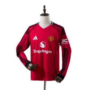 Manchester United 2025/26 Camiseta 1ª Equipación · Manga Larga