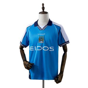 Retro Manchester City 1997/99 Camiseta 1ª Equipación