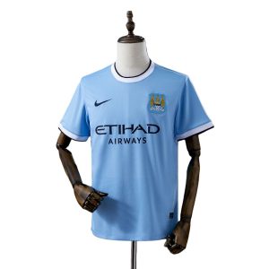Retro Manchester City 2013/14 Camiseta 1ª Equipación