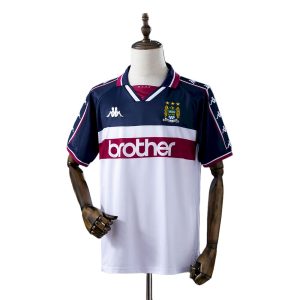 Retro Manchester City 1997/98 Camiseta 2ª Equipación