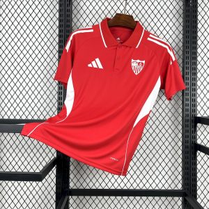 Sevilla FC 2025/26 Red Travel Polo Camiseta