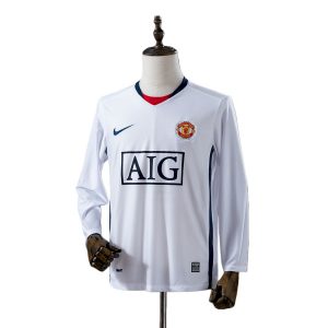 Retro Manchester United 2008/09 Camiseta 2ª Equipación · Manga Larga