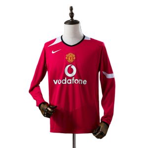 Retro Manchester United 2004/06 Camiseta 1ª Equipación · Manga Larga