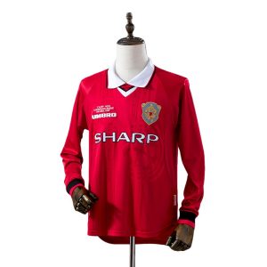 Retro Manchester United 1999/00 Camiseta 1ª Equipación · Manga Larga