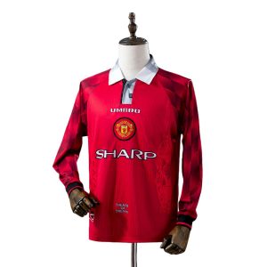 Retro Manchester United 1996/97 Camiseta 1ª Equipación · Manga Larga