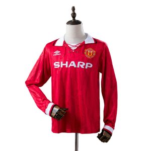Retro Manchester United 1992/94 Camiseta 1ª Equipación · Manga Larga