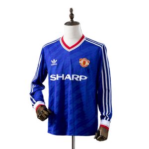 Retro Manchester United 1986/88 Camiseta 3ª Equipación · Manga Larga