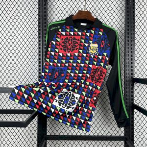 Retro Argentina 1990 Camiseta Portero · Manga Larga