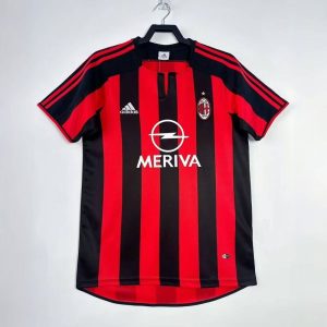 Retro AC Milan 2003/04 Camiseta 1ª Equipación