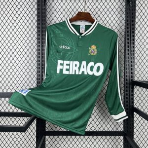 Retro Deportivo de La Coruna 1999/00 Camiseta 2ª Equipación Long Sleeves