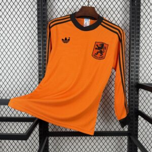 Retro Países Bajos 1980 Camiseta 1ª Equipación · Manga Larga