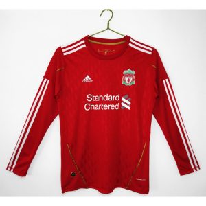Retro Liverpool 2010/11 Camiseta 1ª Equipación · Manga Larga