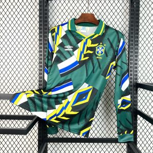 Retro Brasil 1994 Camiseta Portero · Manga Larga