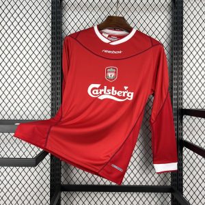 Retro Liverpool 2002/04 Camiseta 1ª Equipación · Manga Larga
