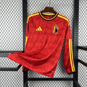 Bélgica 2026 Mundial Camiseta 1ª Equipación · Manga Larga