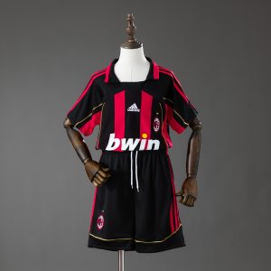 Retro AC Milan 2006/07 1ª Equipación Conjunto Niños