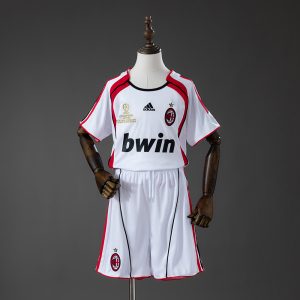 Retro AC Milan 2006/07 2ª Equipación Conjunto Niños