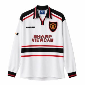 Retro Manchester United 1997/99 Camiseta 2ª Equipación · Manga Larga