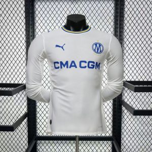 Olympique Marseille 2026/27 1ª Equipación · Manga Larga Camiseta · Versión Jugador