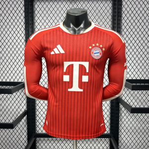 Bayern Munich 2026/27 1ª Equipación · Manga Larga Camiseta · Versión Jugador