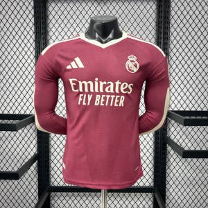 Real Madrid 2026/27 3ª Equipación · Manga Larga Camiseta · Versión Jugador