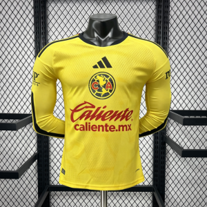 Club America 2026/27 1ª Equipación · Manga Larga Camiseta · Versión Jugador