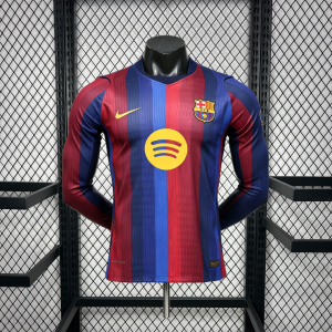 Barcelona 2026/27 1ª Equipación · Manga Larga Camiseta · Versión Jugador