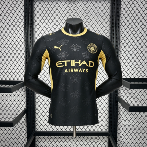 Manchester City 2026/27 2ª Equipación · Manga Larga Camiseta · Versión Jugador