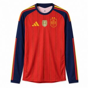 España 2026 Mundial 1ª Equipación · Manga Larga Camiseta · Edición Campeones
