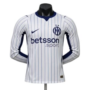 Inter Milan 2026/27 2ª Equipación · Manga Larga Camiseta · Versión Jugador