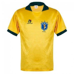 Retro Brasil 1988 Camiseta 1ª Equipación