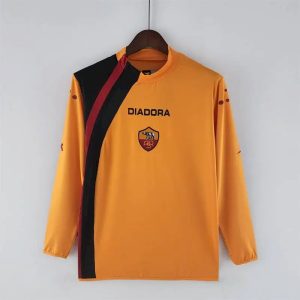 Retro AS Roma 2005/06 Camiseta 1ª Equipación · Manga Larga