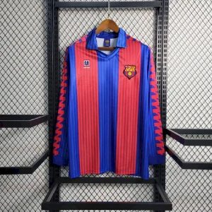 Retro Barcelona 1991/92 Camiseta 1ª Equipación · Manga Larga