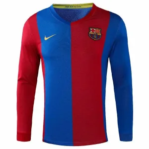 Retro Barcelona 2006/07 Camiseta 1ª Equipación · Manga Larga
