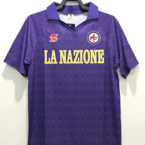 Retro Fiorentina 1989/90 Camiseta 1ª Equipación