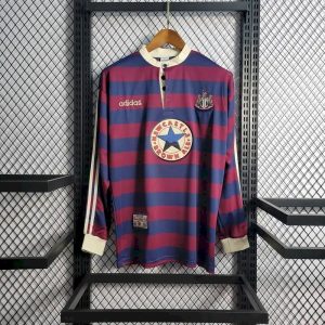 Retro Newcastle United 1995/96 Camiseta 2ª Equipación · Manga Larga