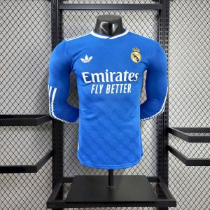 Real Madrid 2025/26 3ª Equipación · Manga Larga Camiseta · Versión Jugador