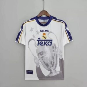 Retro Real Madrid 1998 UCL Winners Signed Camiseta