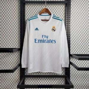 Retro Real Madrid 2017/18 Camiseta 1ª Equipación · Manga Larga