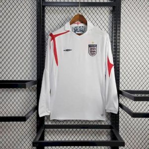 Retro Inglaterra 2005 Camiseta 1ª Equipación · Manga Larga