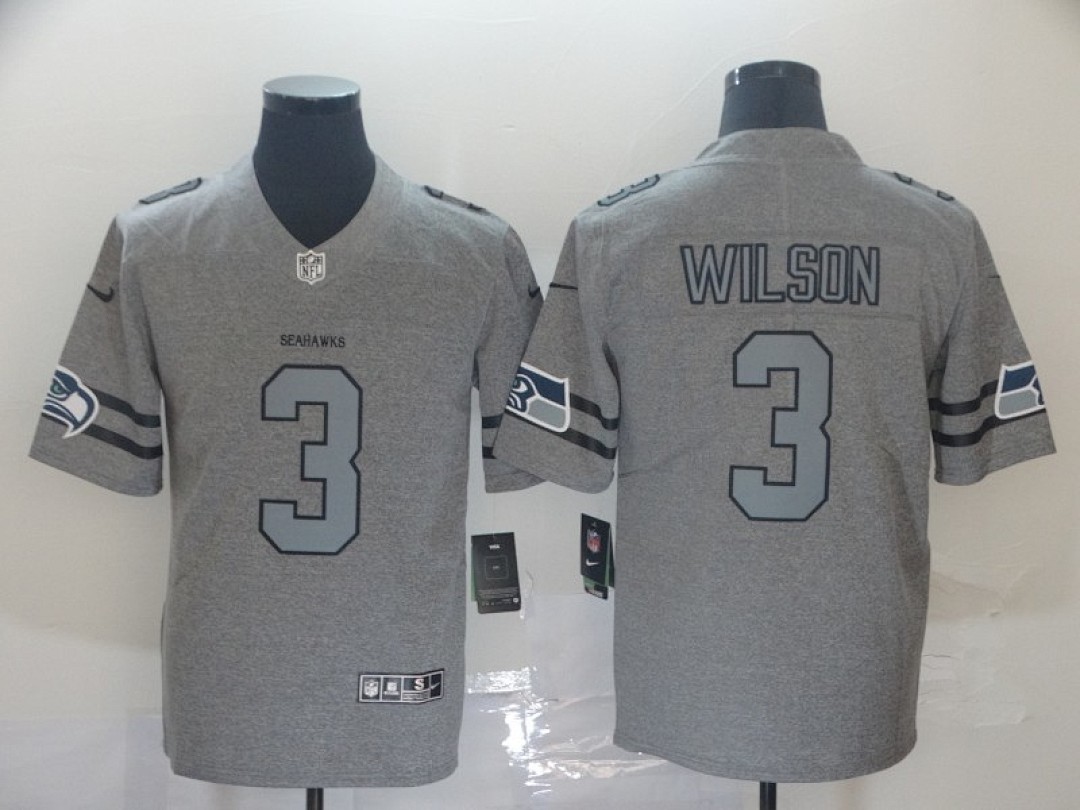 Seattle Seahawks — Gris Jaspeado Retro