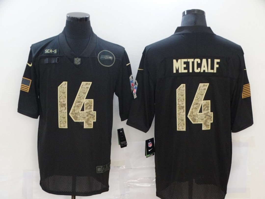 Seattle Seahawks — Salute to Service Letras Camuflaje