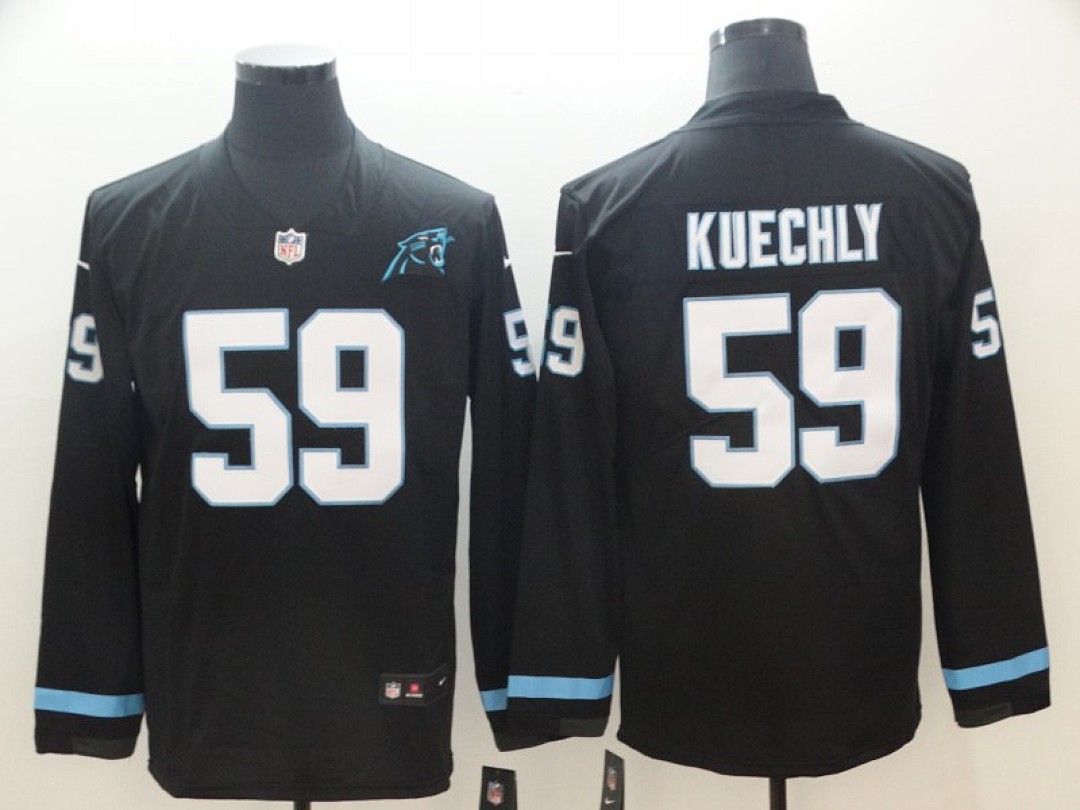 Carolina Panthers — Negro Manga Larga