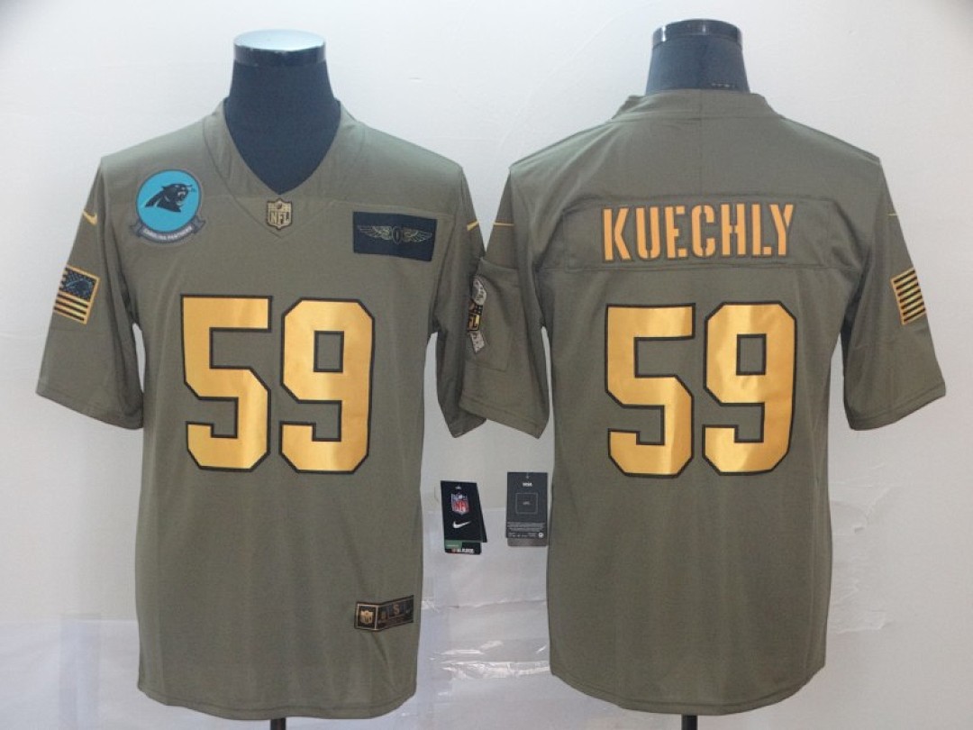 Carolina Panthers — Militar Letras Doradas